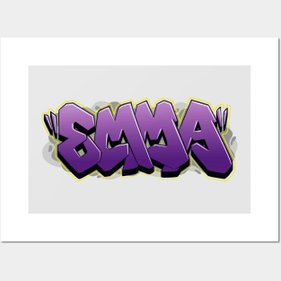 Emma graffiti name Posters and Art